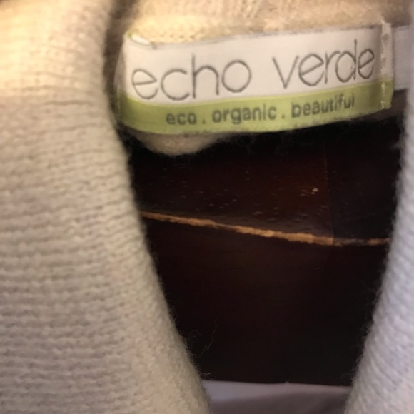 Echo verde Italy organic merino wool sweater size S - Picture 4 of 6
